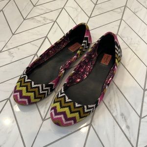 Missoni for Target ballet flats